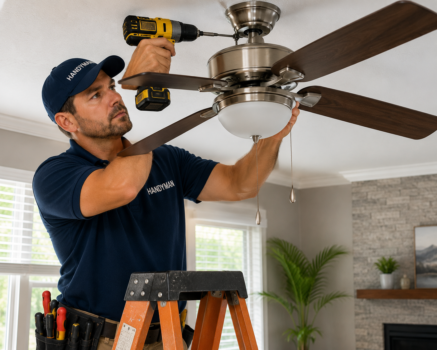 Servicios de mantenimiento en Fort Lauderdale Florida: instalacion de ventiladores de techo